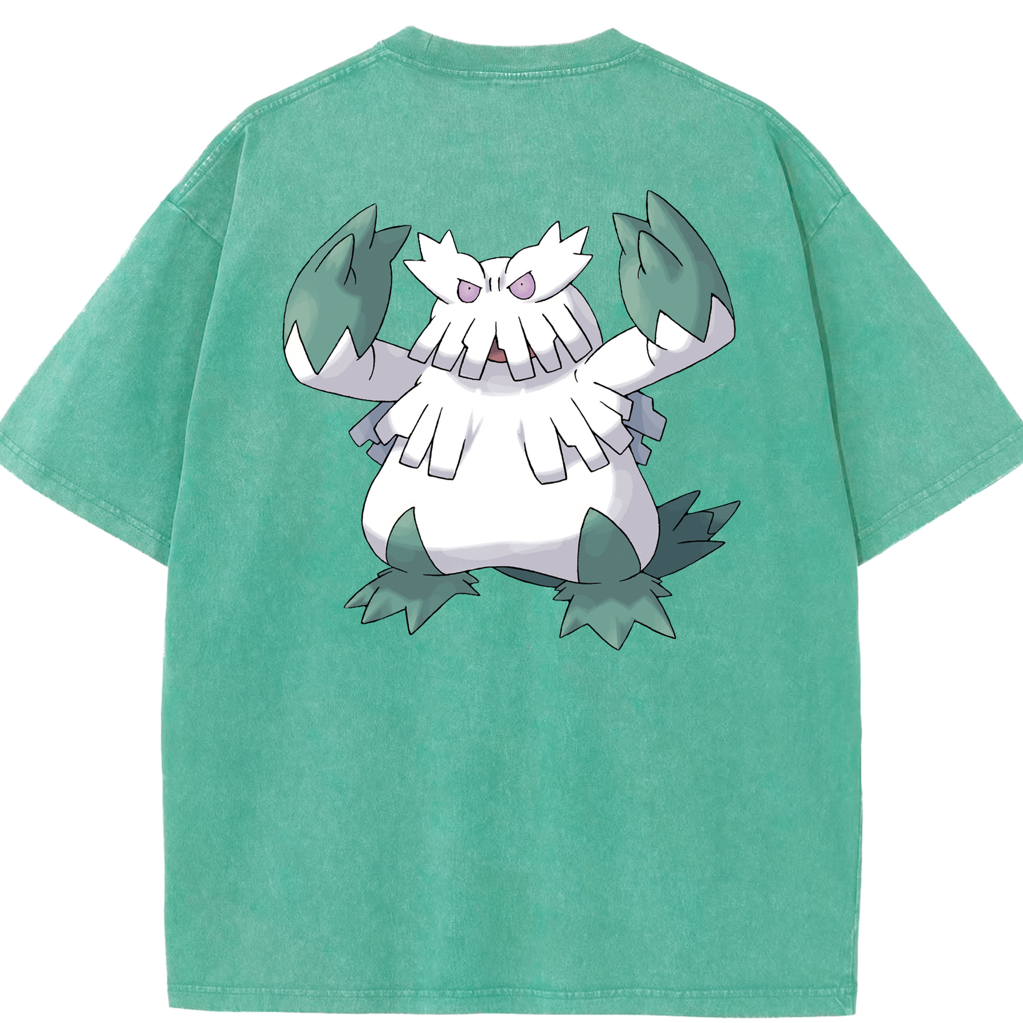 （画像用） ポケットモンスター Pokémon 綿100% ヴィンテージ風 半袖Tシャツ（背面プリント）